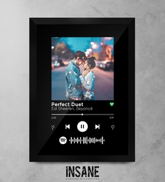 Quadro Personalizado Musica Interativo Spotify