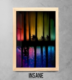 Quadro Decorativo Stranger Things Color - Insane Quadros Decorativos