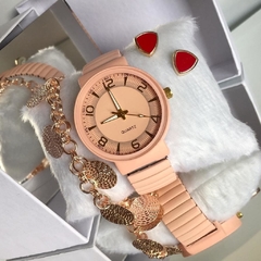 Relógio Analógico - Rosé Gold - loja online