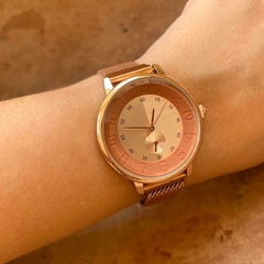Relógio Analógico - Rosé Gold - comprar online