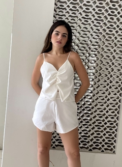 Shorts Ava - Off White - Lara Ildefonso Brand