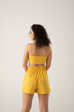 Cropped Talita - Amarelo