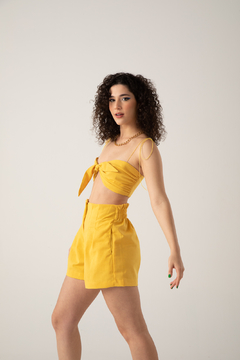 Imagem do Cropped Talita - Amarelo