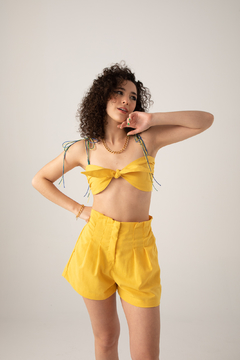 Cropped Talita - Amarelo na internet