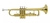 Trompete Sib laqueado; marca NY (New York), modelo TP200
