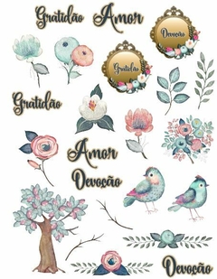 DIE CUT ADESIVO O AMOR É REAL - comprar online