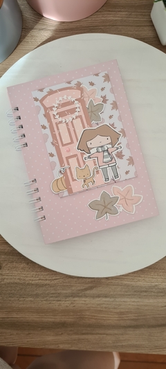 CADERNO SCRAP LUNA INVERNO