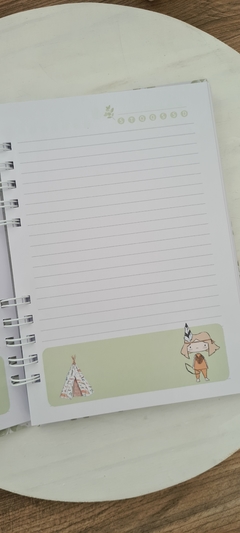 CADERNO SCRAP LUNA NATUREZA - gente que ama papelaria