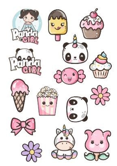 DIE CUTS PANDA GIRS - comprar online