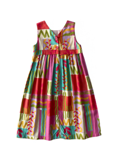 Vestido Colorido de Plantas - comprar online