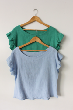 Blusa Moa Con Volados