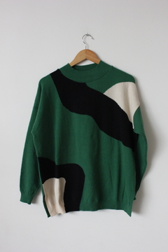 Sweater Media Polera Tricolor - tienda online