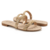 Slide Mississipi Bege com Brilhos MB281 - Mulher Chic