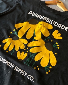 Camiseta DHB Preta Sunflower - DURAHABILIDADE SKATESHOP