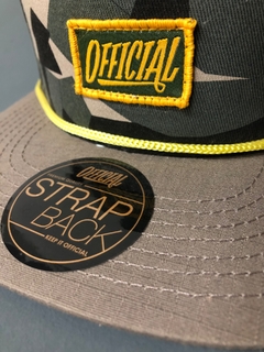 BONÉ OFFICIAL VERDE STRAPBACK - DURAHABILIDADE SKATESHOP