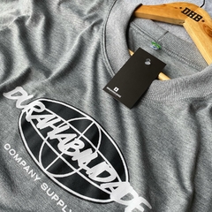 CAMISETA DHB cinza globe - DURAHABILIDADE SKATESHOP