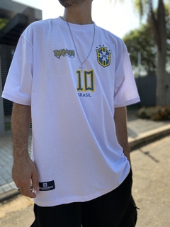 CAMISETA DHB BRASIL BRANCA