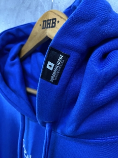 Blusa Moletom DHB Capuz Azul - DURAHABILIDADE SKATESHOP