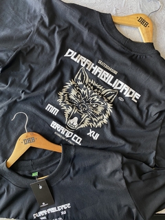 Camiseta DHB Wolf preta - DURAHABILIDADE SKATESHOP