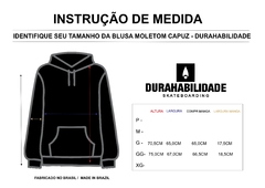 BLUSA MOLETOM DHB CAPUZ LOGO CALIGRAFIA CINZA - DURAHABILIDADE SKATESHOP