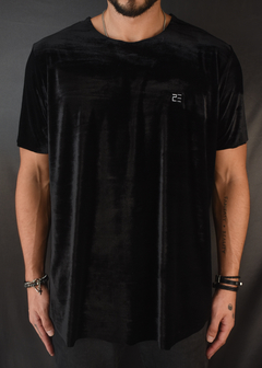 Camiseta Veludo - Black