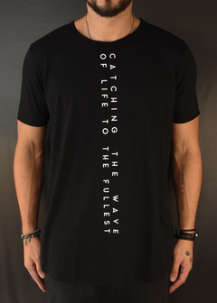 Camiseta Essentials - Wave of Life Black