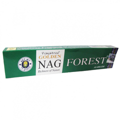Incenso golden nag massala agarbathi Vijayshree 15g - Forest