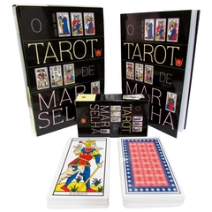 Tarot de Marselha livro + baralho com 78 cartas