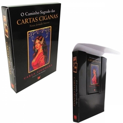 Tarô e livro o caminho sagrado das cartas ciganas - 36 cartas - comprar online