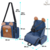 Imagen de Mochila/bolso maternal Booster c/silla para bebés - Azul y negra