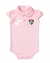 Body Bebê Fluminense Polo Rosa Manga Curta - Torcida Baby