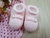 Sapatinho de Bebê em Tricot Fivela Rosa - Lilifish Baby & Kids - Loja Online de Produtos Para Bebê e Criança