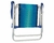 Cadeira de Praia Infantil Alta de Alumínio Dobrável Azul-Mor na internet
