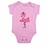 Conjunto Bebê Body Flamingo RN com Saia Feminino - Brandili - comprar online