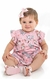 Macacão Bebê Curto Rosa Pets - Hug Baby - comprar online