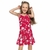 Vestido Infantil Vermelho Margaridas - Elian - comprar online