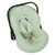 Capa de Bebê Conforto Basic C/ Protetor de Cinto Verde - Batistela Baby