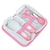 Kit Higiene Para Bebê 5 Pçs C/ Nécessaire Rosa - Pimpolho