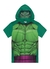 Camiseta Infantil Hulk Menino Verde com Capuz - Brandili