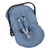 Capa Bebê Conforto C/ Protetor de Cinto Azul -Batistela Baby