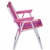 Cadeira de Praia Infantil Alta de Alumínio Dobrável Rosa Mor na internet