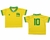 Camiseta para Bebê Brasil Amarelo Oficial - Torcida Baby