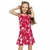 Vestido Infantil Rosa Floral Tamanho 8 - Elian na internet