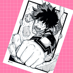 Poster A4 Deku