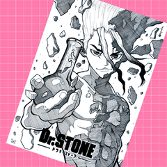 Poster A4 Dr. Stone