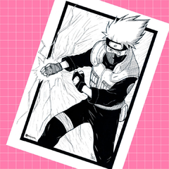 Poster A4 Kakashi Hatake - comprar online