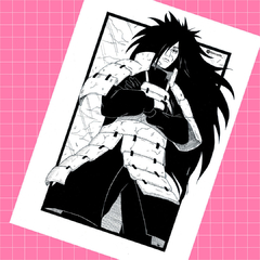 Poster A4 Madara Uchiha