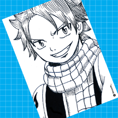 Poster A5 Natsu Dragneel