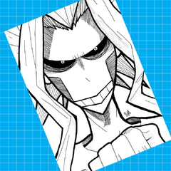 Poster A5 All Might (Toshinori) - comprar online