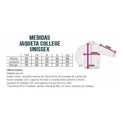 Jaqueta college hot sale bts